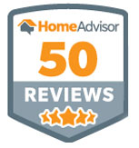 50 reviews with HomeAdvisor